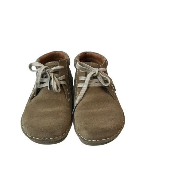 Birkenstock Women's Boots Size 36 Tan Suede Booties Lace Up - Picture 3 of 6